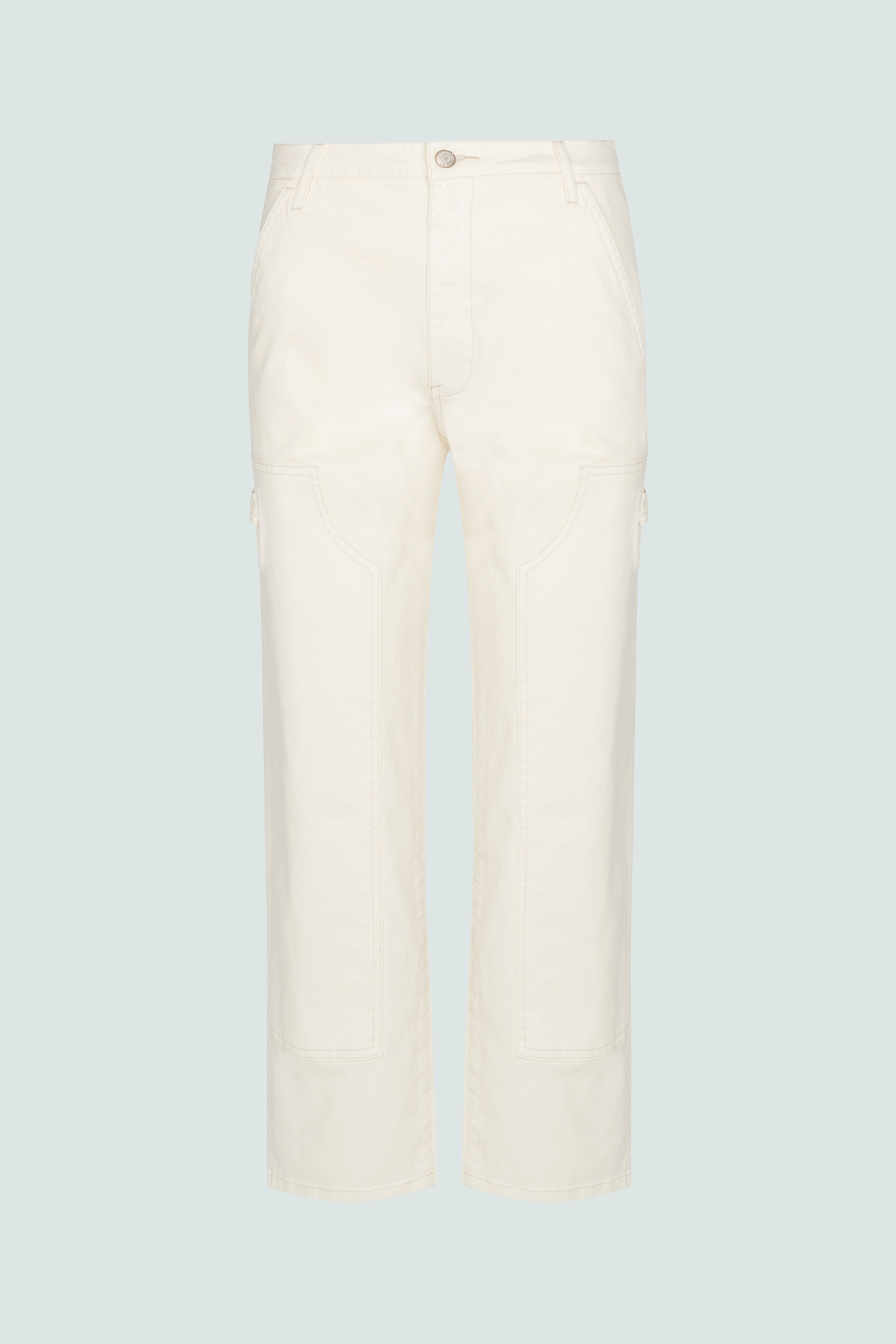 Ashton Straight Leg Carpenter Ankle - Vanilla