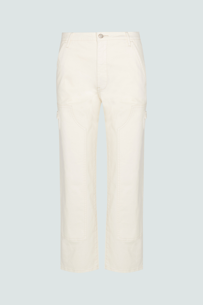 Ashton Straight Leg Carpenter Ankle - Vanilla