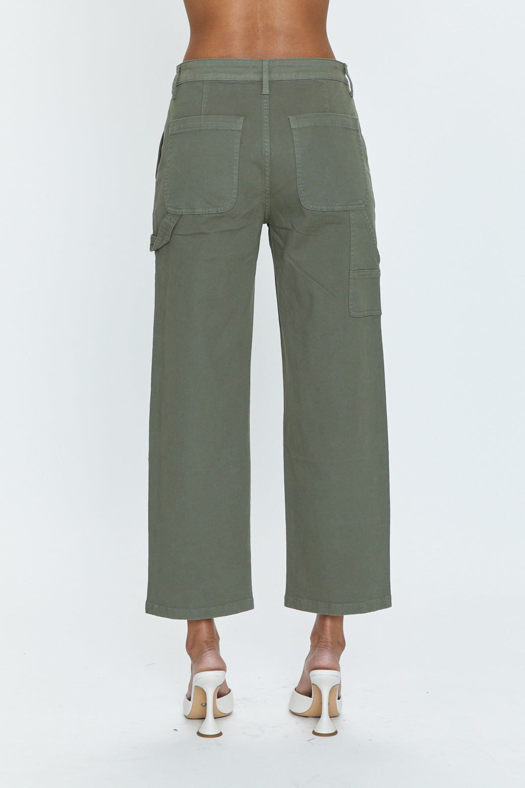 Ashton Straight Leg Utility Pant - Wild Fern