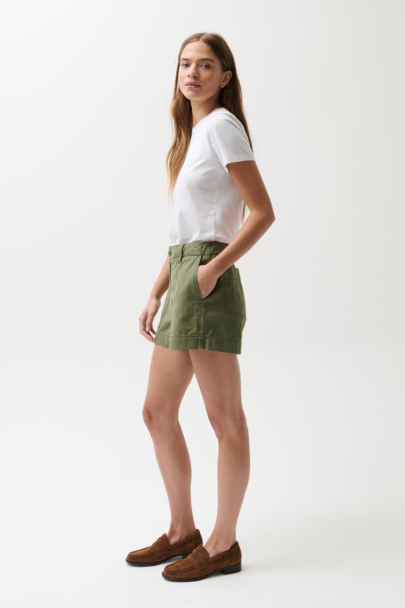 Mason Relaxed Utility Short - Meadow – Pistola Denim