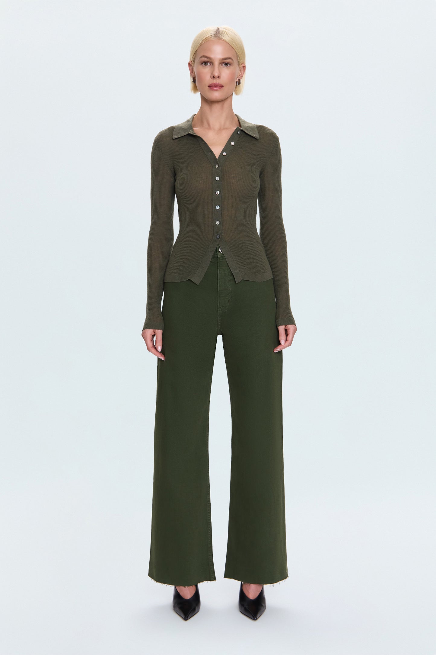 Penny High Rise Wide Leg Jean - Laurel