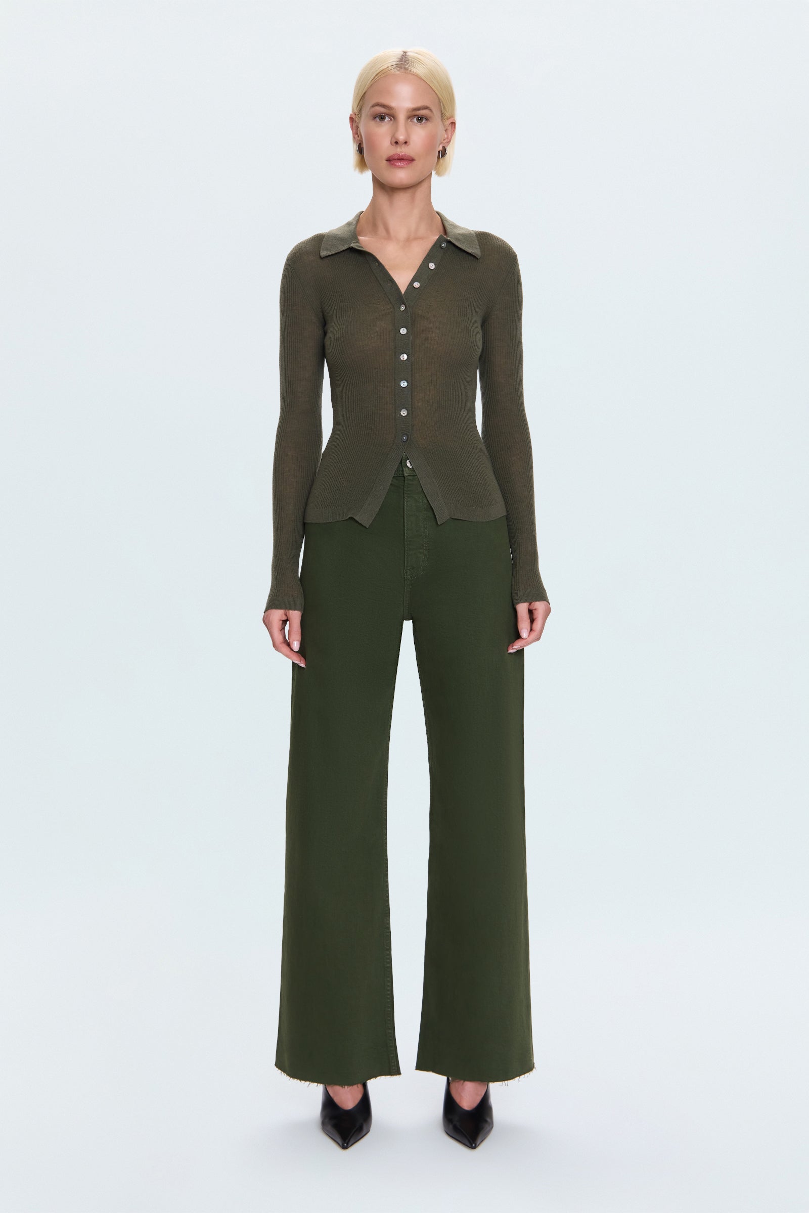 Penny High Rise Wide Leg Jean Laurel
