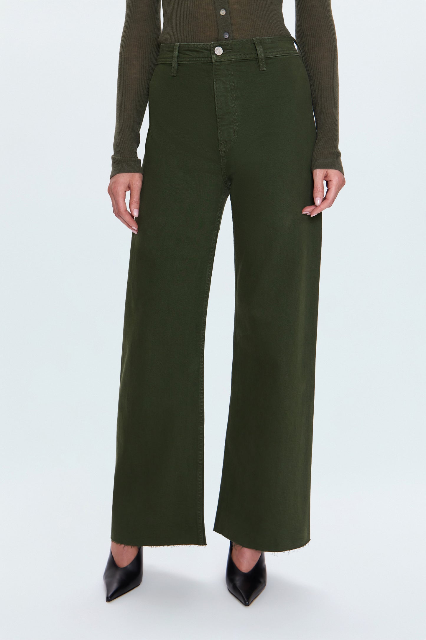 Penny High Rise Wide Leg Jean - Laurel