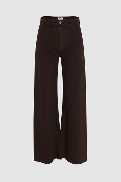 PETITE Penny High Rise Wide Leg Jean - Mocha
