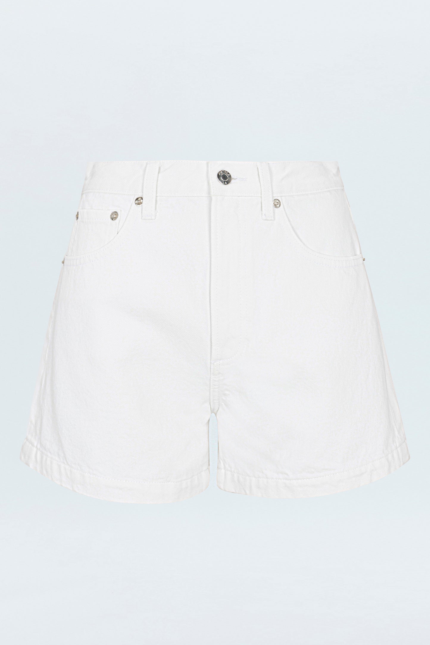 Saige High Rise Short - Polished White