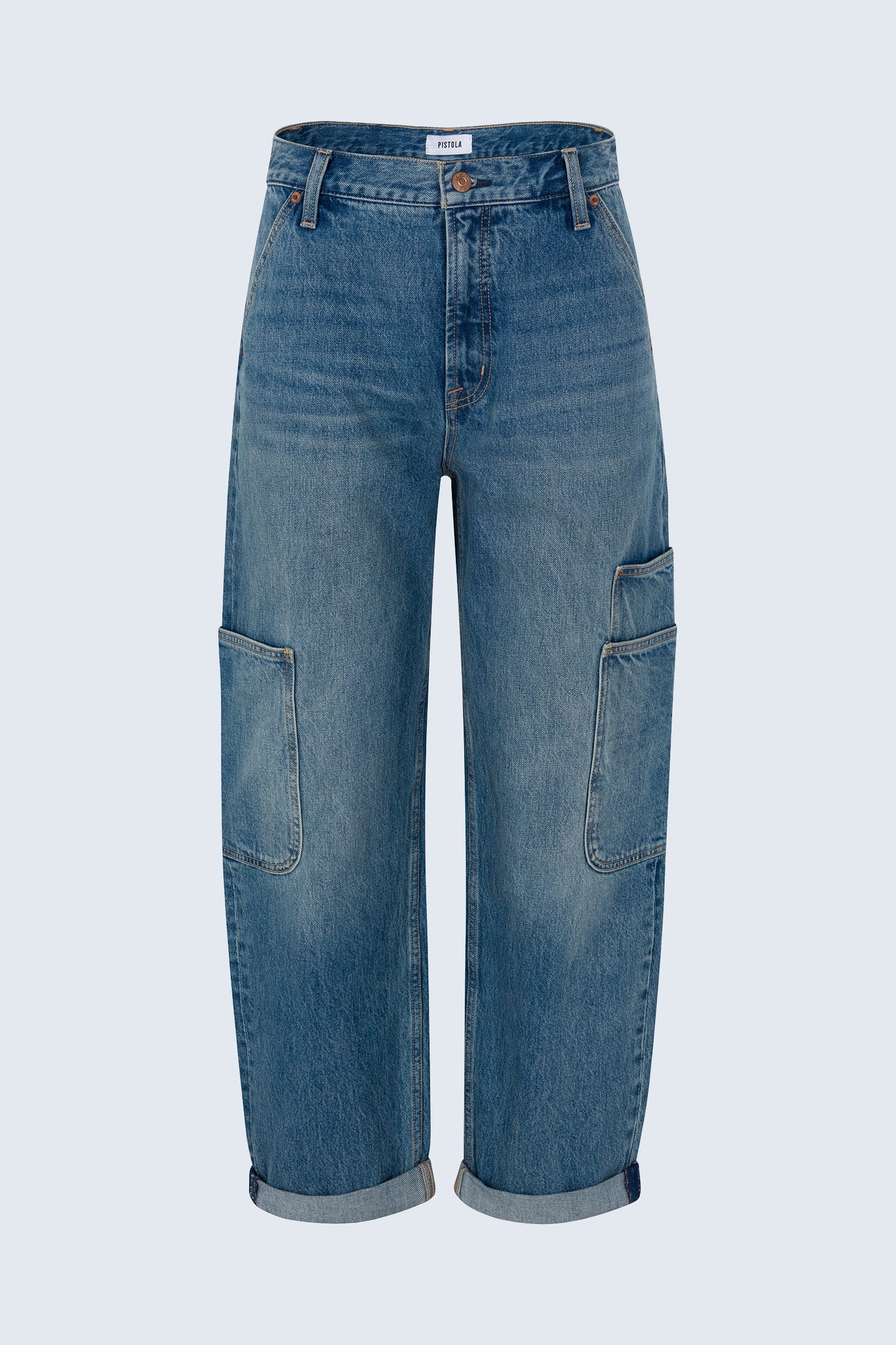 Sonny High Rise Barrel Jean - Coastal Fade