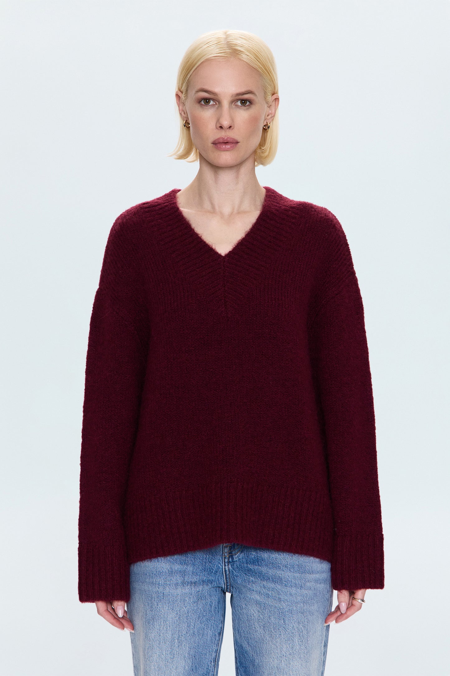 Talia Sweater - Claret