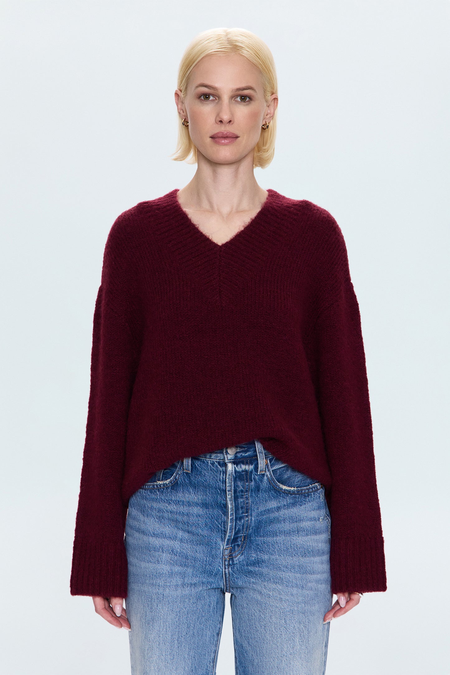 Talia Sweater - Claret
