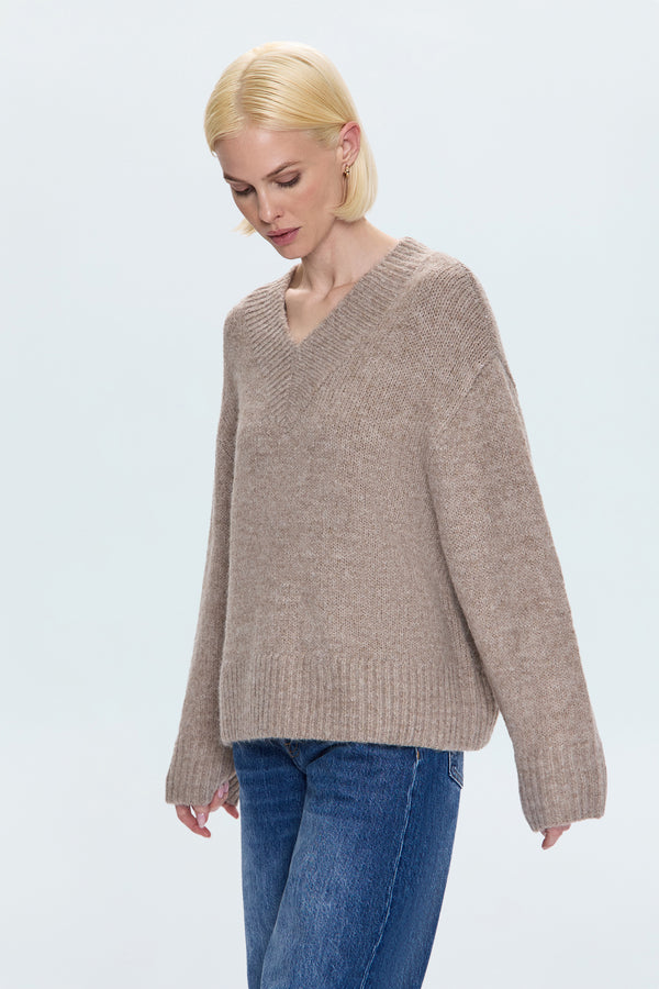 Talia Sweater - Taupe