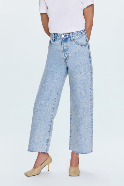 Pistola Tate High Rise Bowed Wide Leg Jean - Modena high rise wide leg jeans