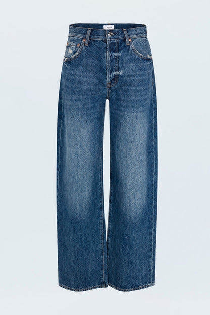 Tate High Rise Bowed Wide Leg Jean - Fulton