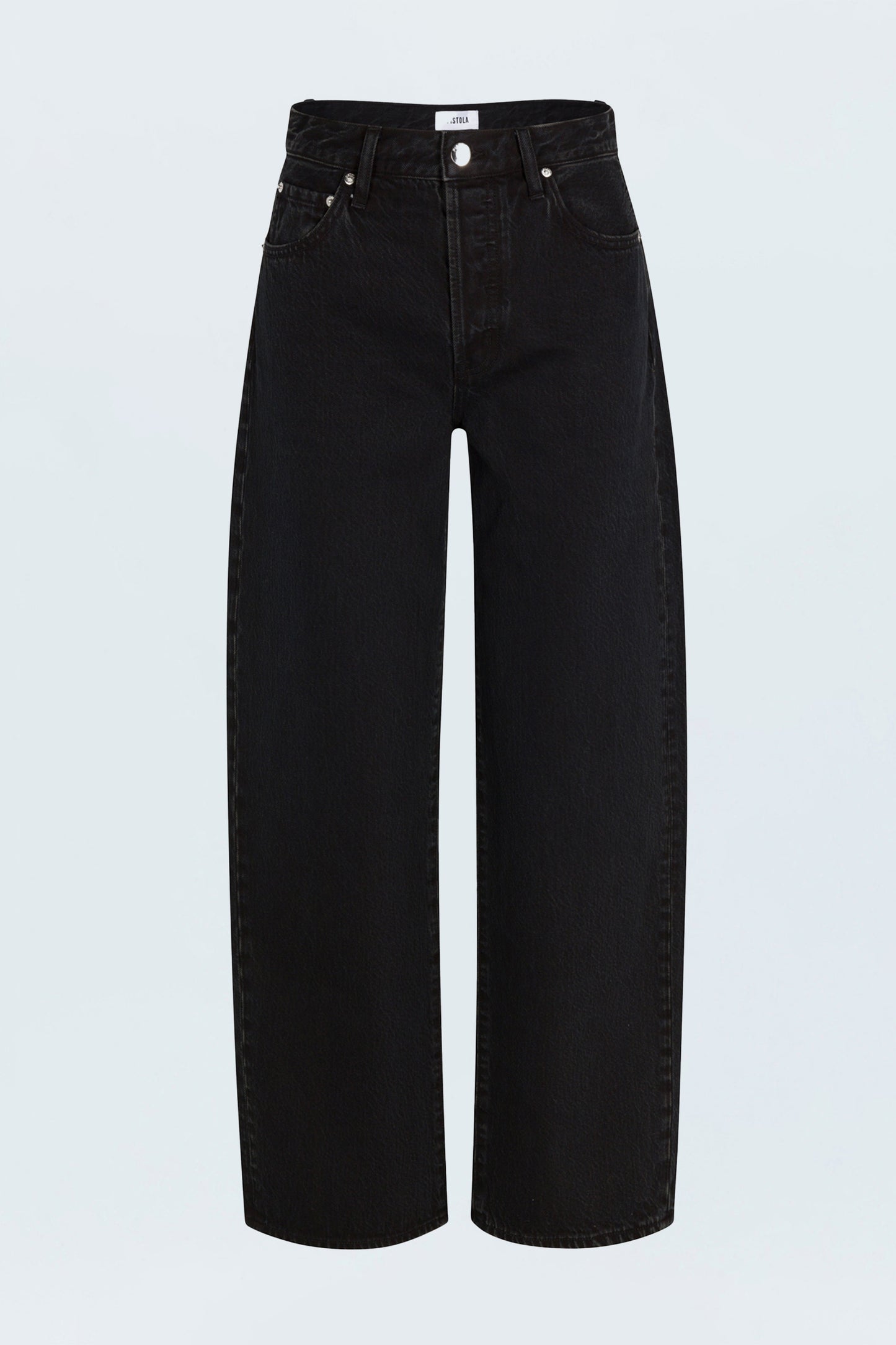 Tate High Rise Bowed Wide Leg Jean - Midnight Hour