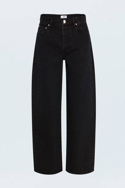 Tate High Rise Bowed Wide Leg Jean - Midnight Hour