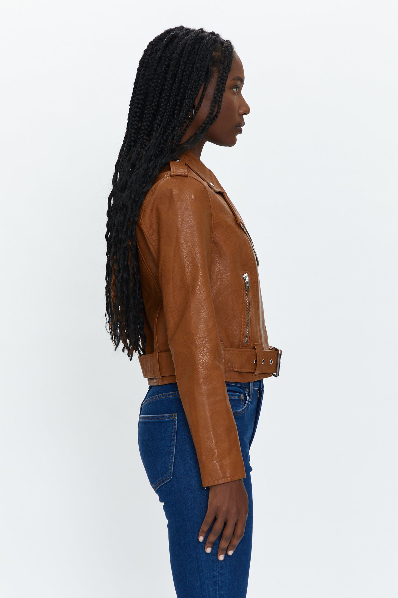 Tracy Moto Jacket - Cognac