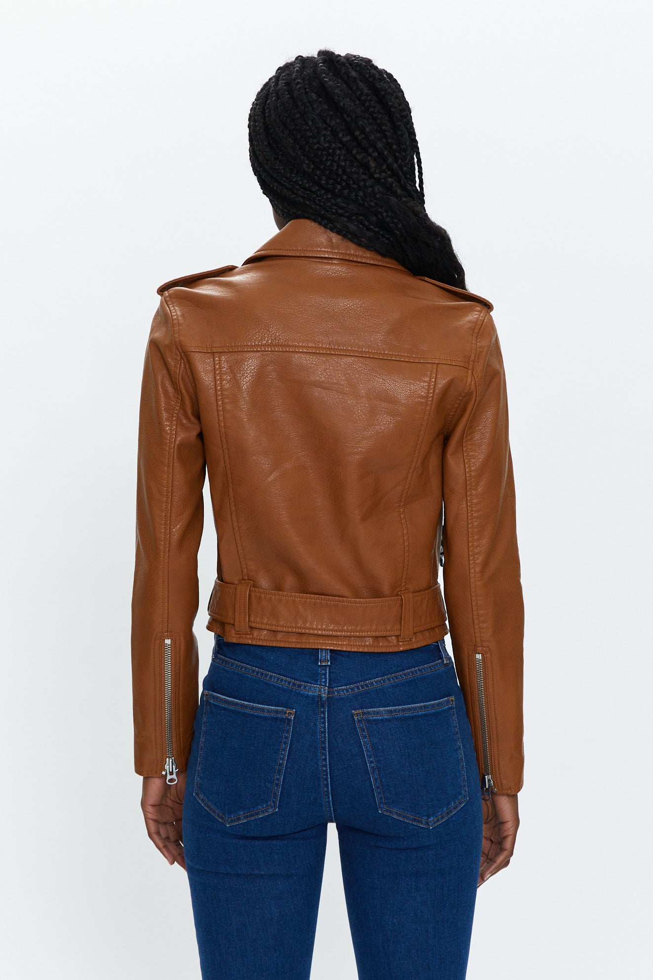 Tracy Moto Jacket - Cognac