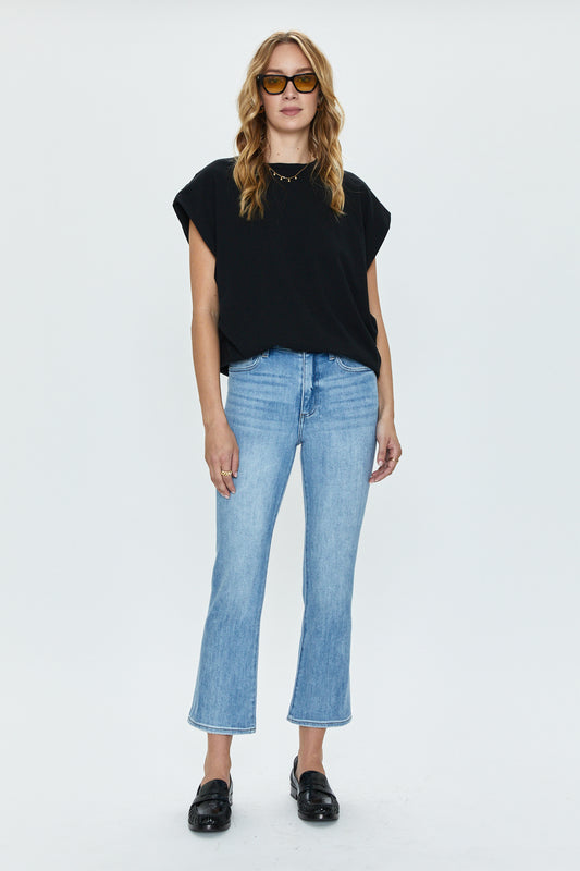 Lennon High Rise Crop Boot Jean - Mae