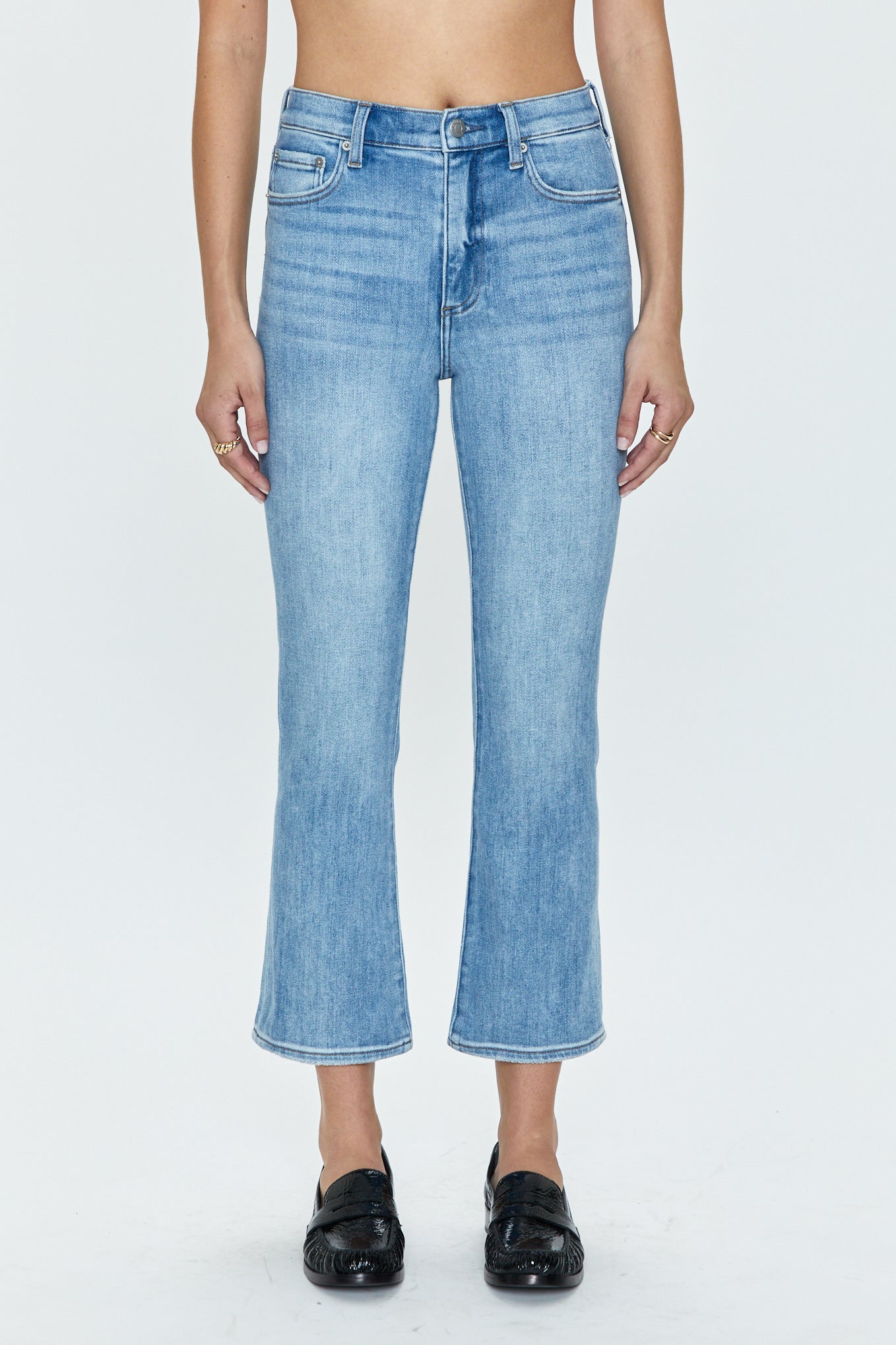 Lennon High Rise Crop Boot Jean - Mae