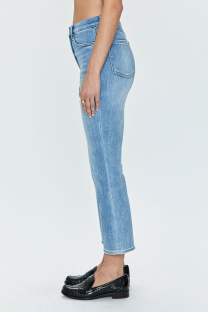 Lennon High Rise Crop Boot Jean - Mae