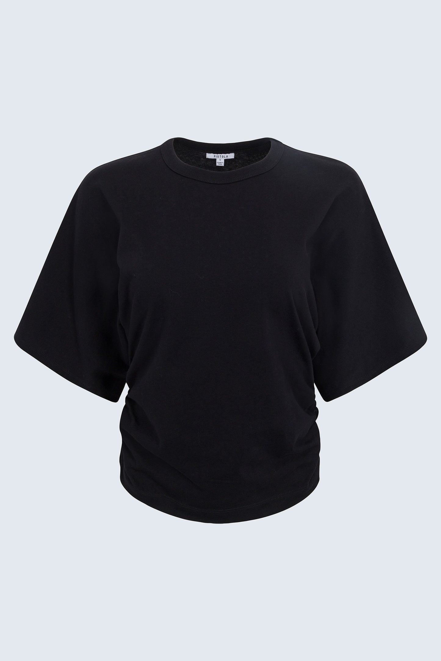 Veronica Kimono Sleeve Fitted Tee - Noir
