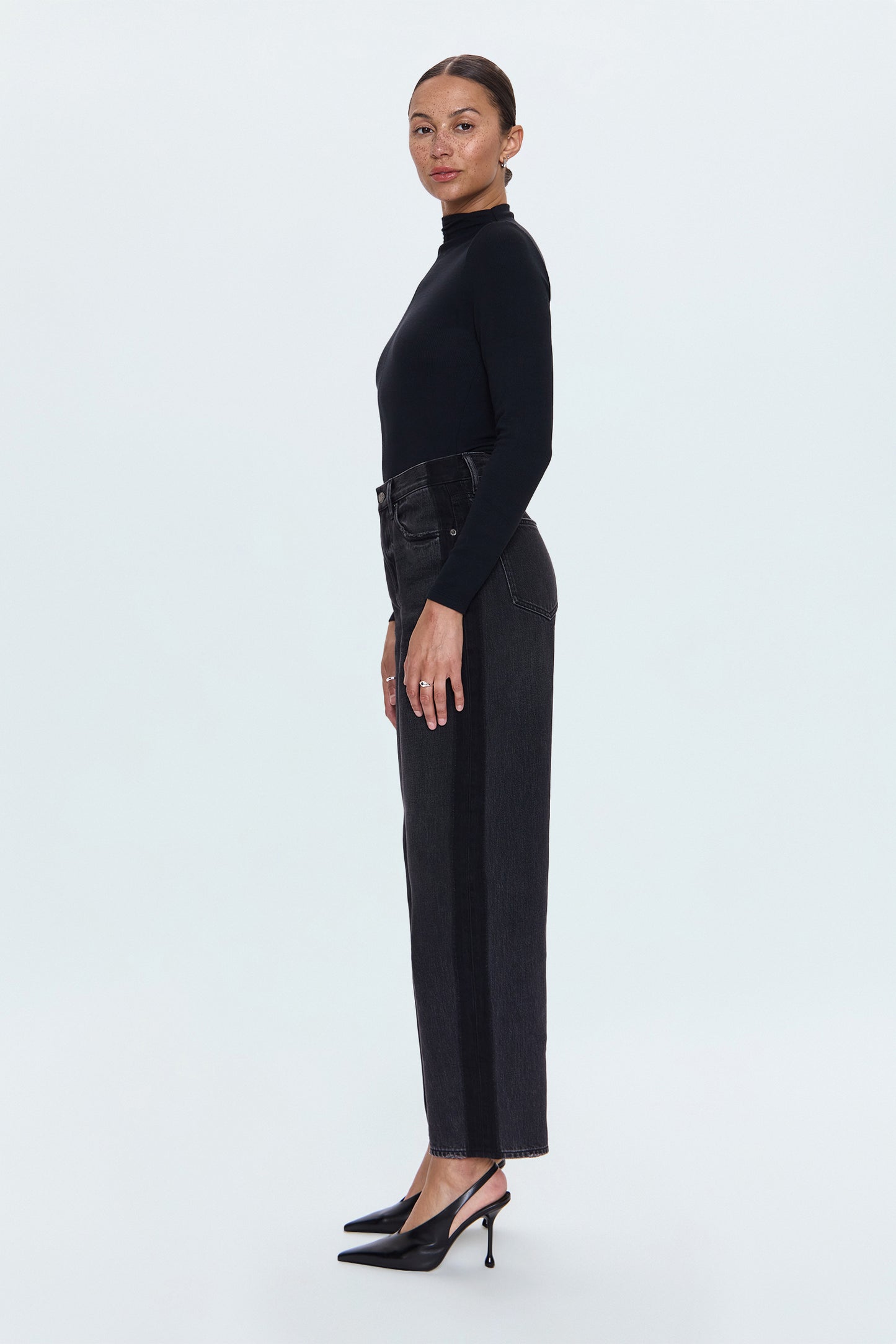 Wes High Rise Barrel Jean - Cinema