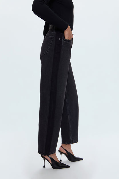 Wes High Rise Barrel Jean - Cinema