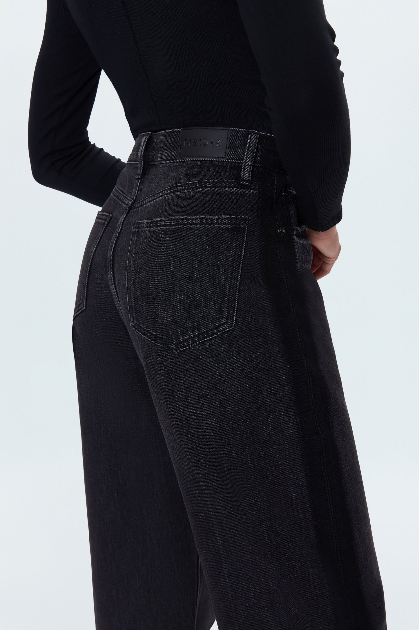 Wes High Rise Barrel Jean - Cinema