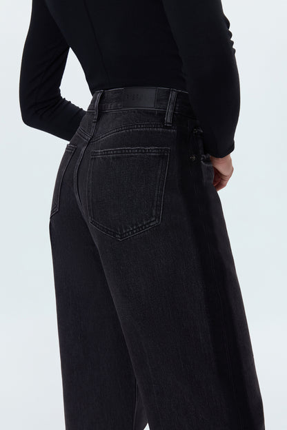 Wes High Rise Barrel Jean - Cinema