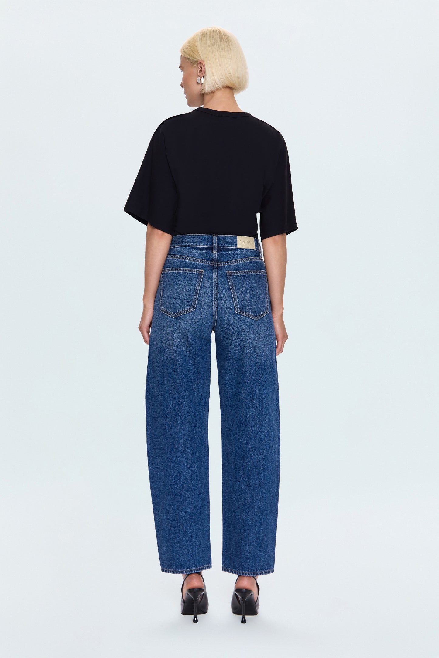 Wes High Rise Barrel Jean - Premiere