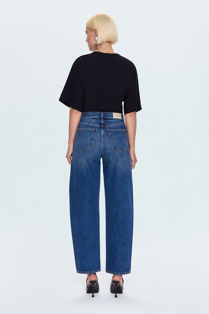 Wes High Rise Barrel Jean - Premiere