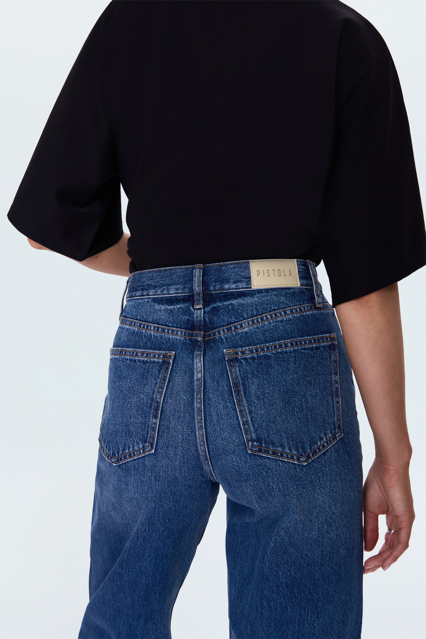 Wes High Rise Barrel Jean - Premiere