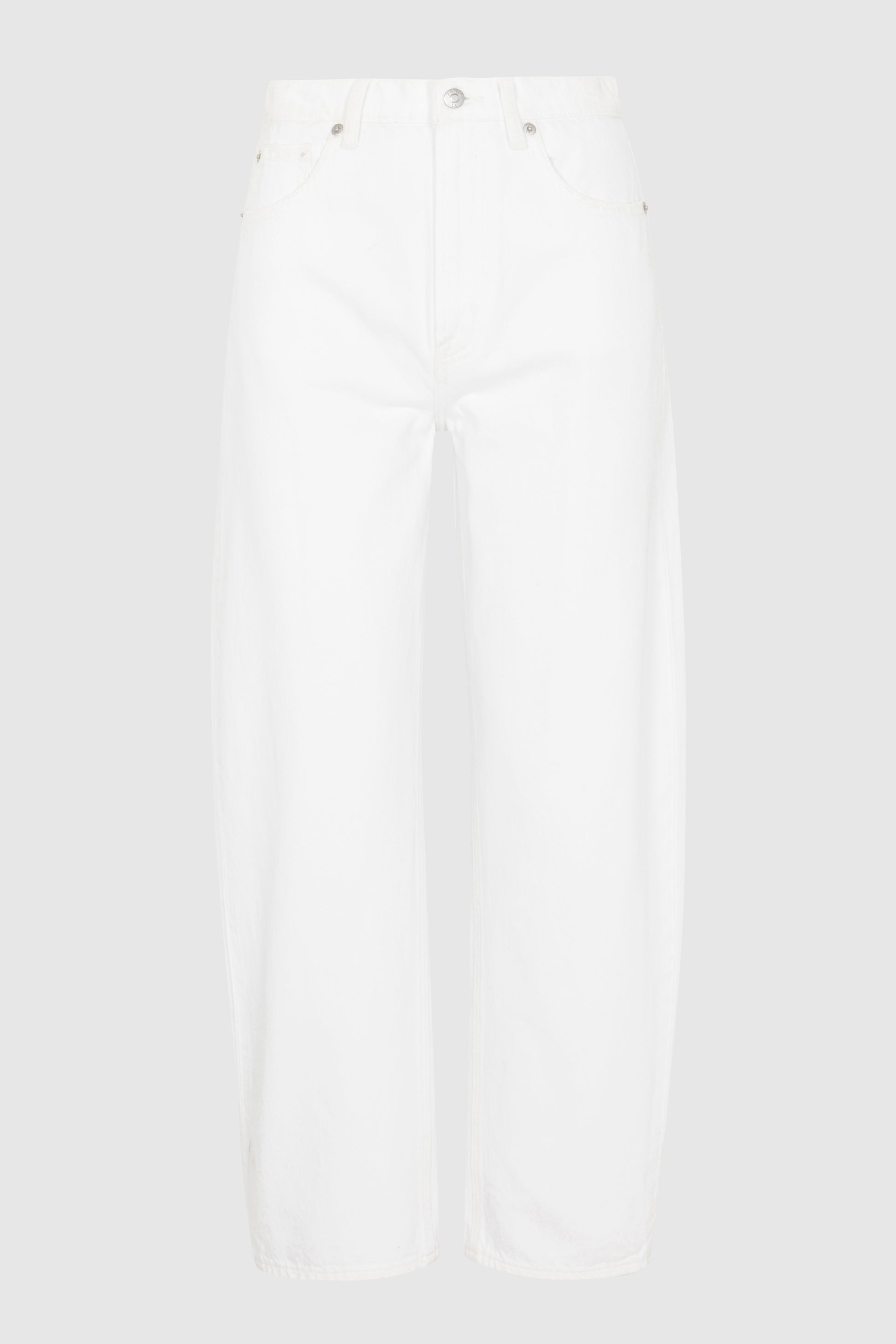 Pistola PETITE Wes High Rise Barrel - Vivid White high rise barrel jeans