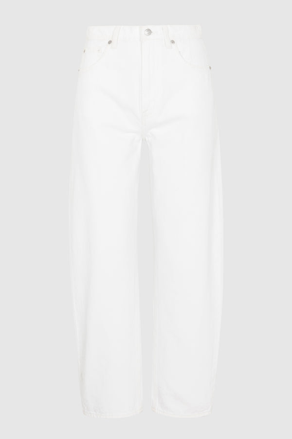 PETITE Wes High Rise Barrel - Vivid White