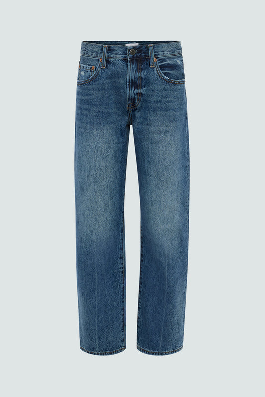PETITE Lexi Mid Rise Bowed Straight Jean - Artisan