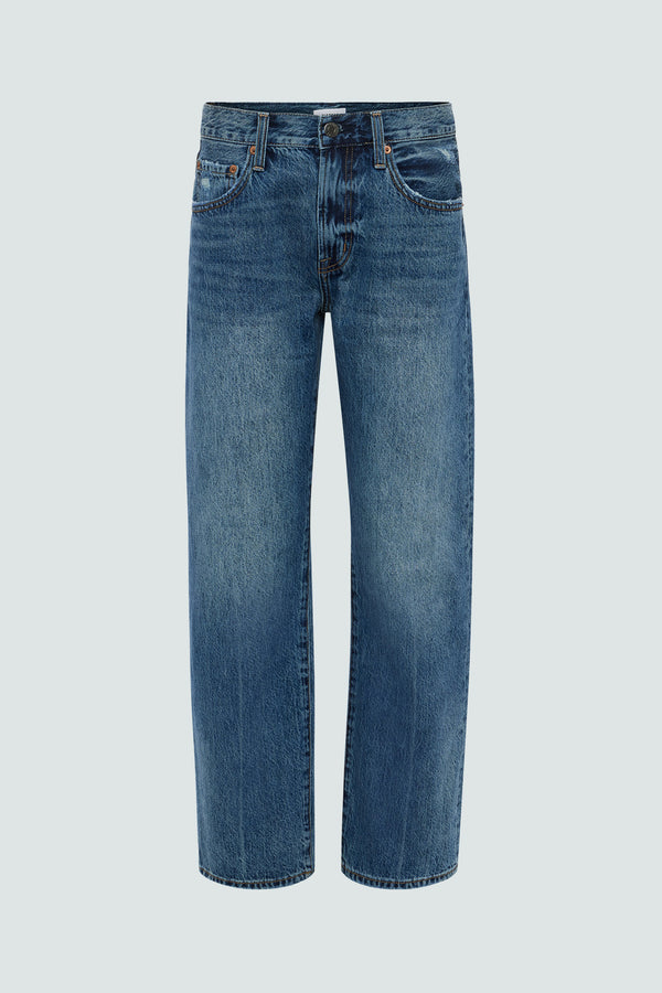 PETITE Lexi Mid Rise Bowed Straight Jean - Artisan