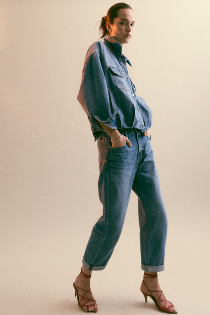 Donny Rolled Hem Boyfriend Jean - Heartfelt