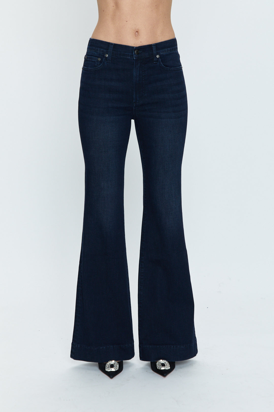 Kinsley Mid Rise Ultra Flare -  8mm