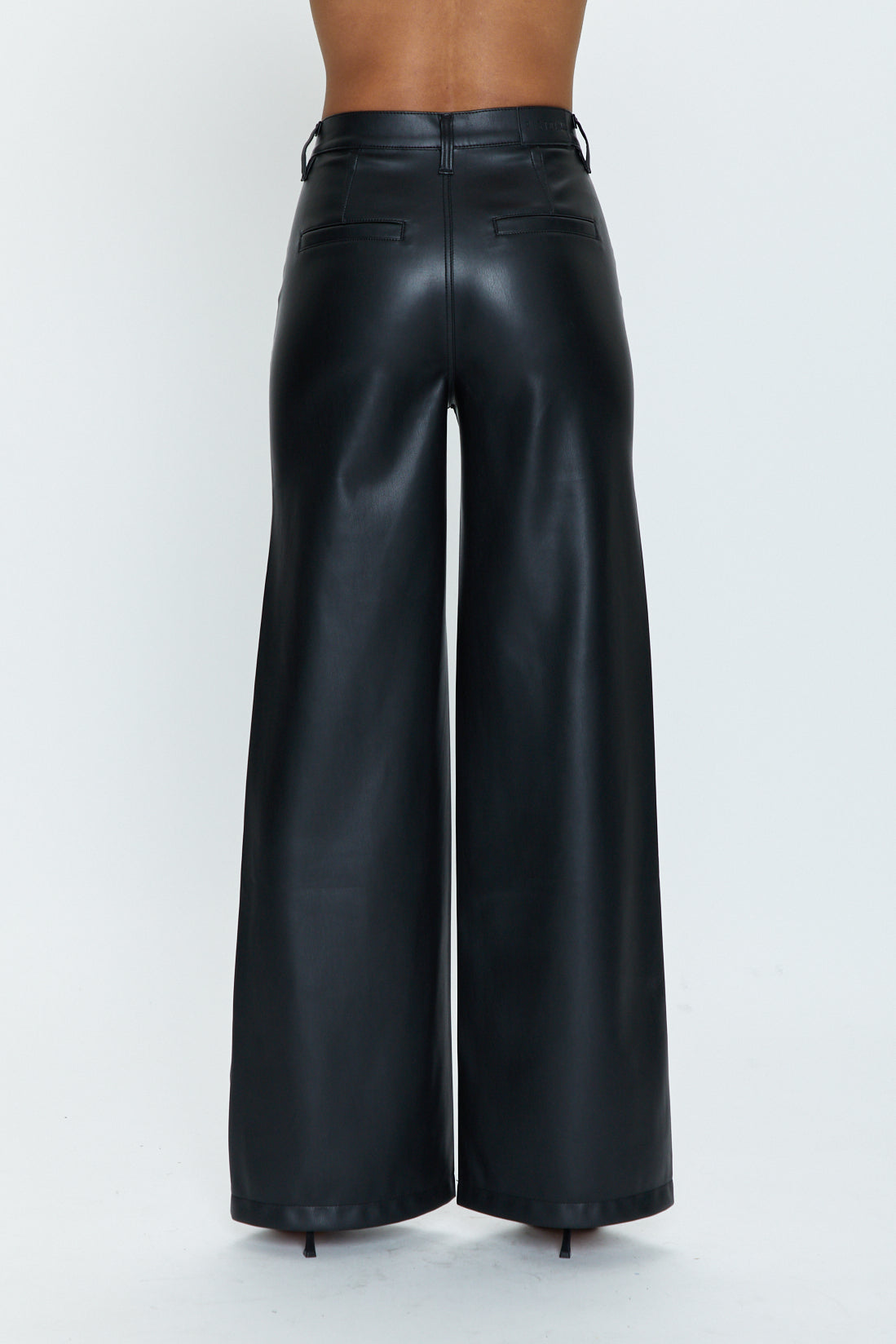 Lana Trouser High Rise Ultra Wide Leg - Slate Black