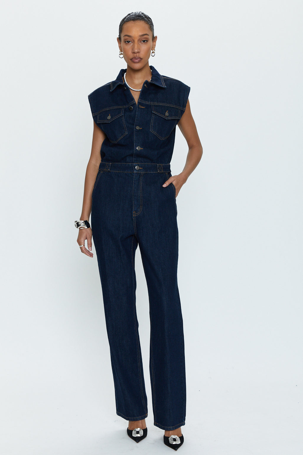 Brooks Sleeveless Jumpsuit  - Iggy