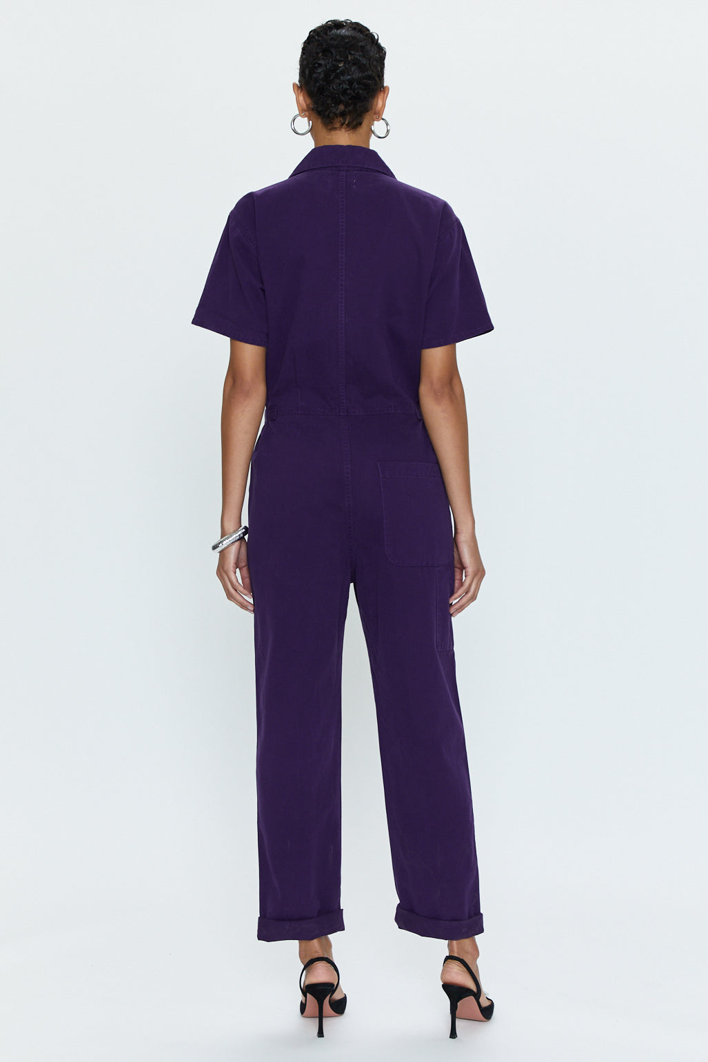 Grover Short Sleeve Field Suit - Lila Purple