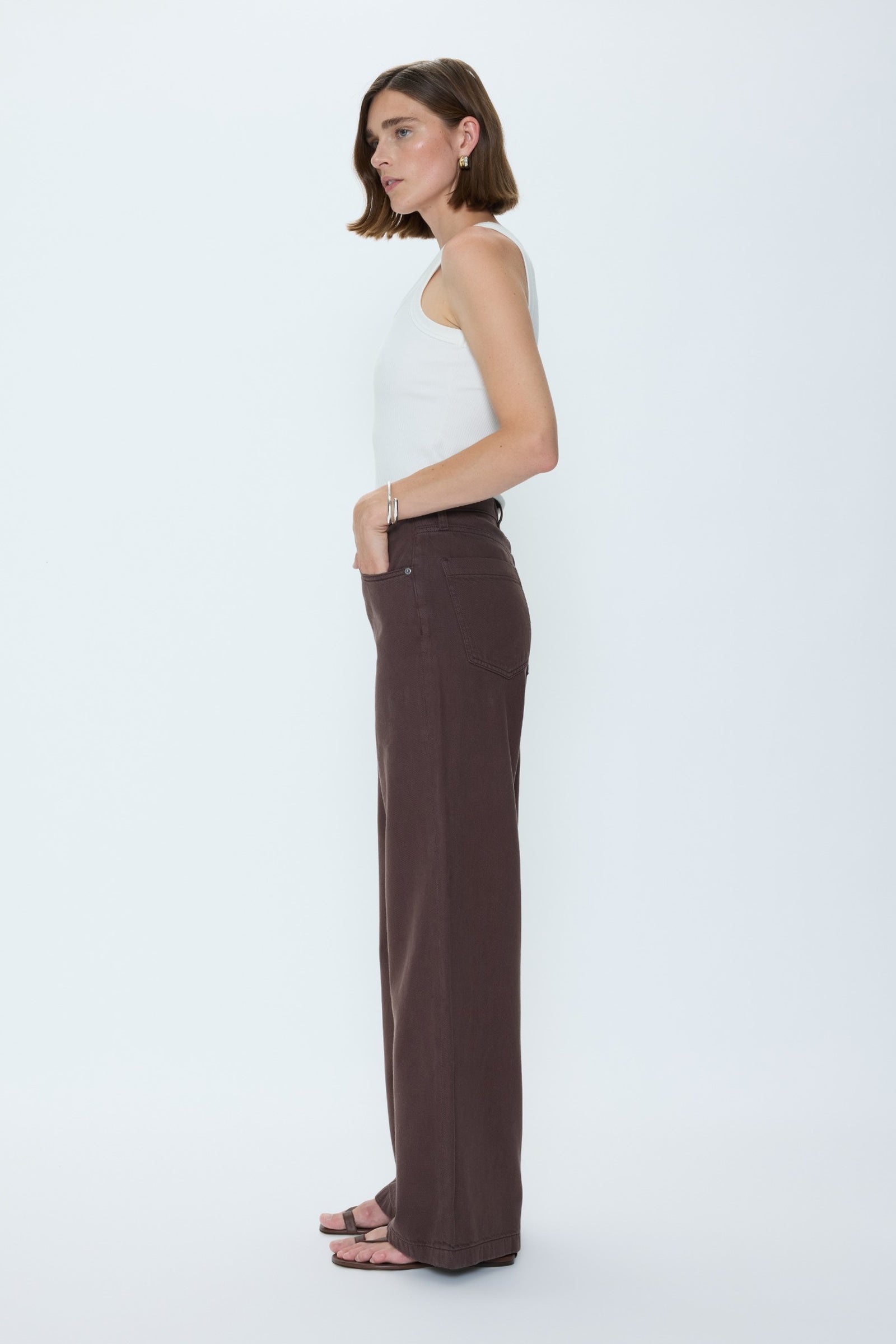 Jadyn Mid Rise Palazzo Jean - Bruna – Pistola Denim Jadyn Mid Rise Palazzo Jean - Bruna – Pistola Denim
