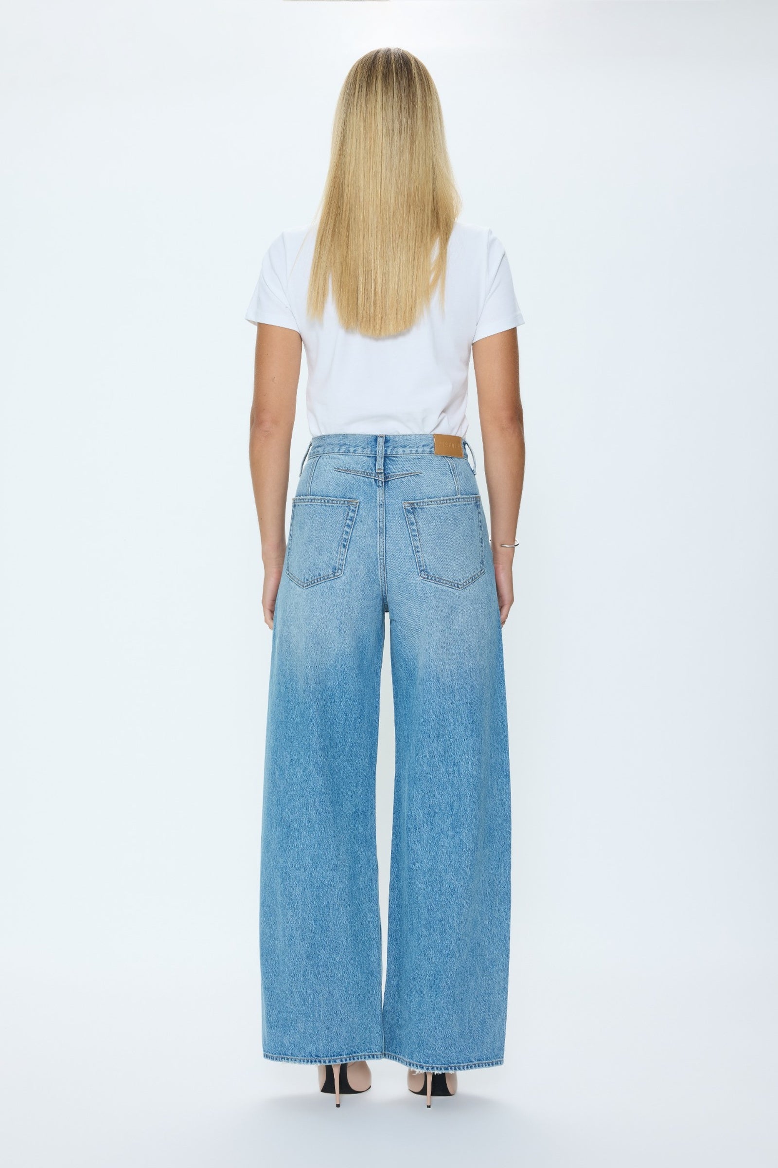 Sydney High Rise Bowed Wide - Hazy – Pistola Denim