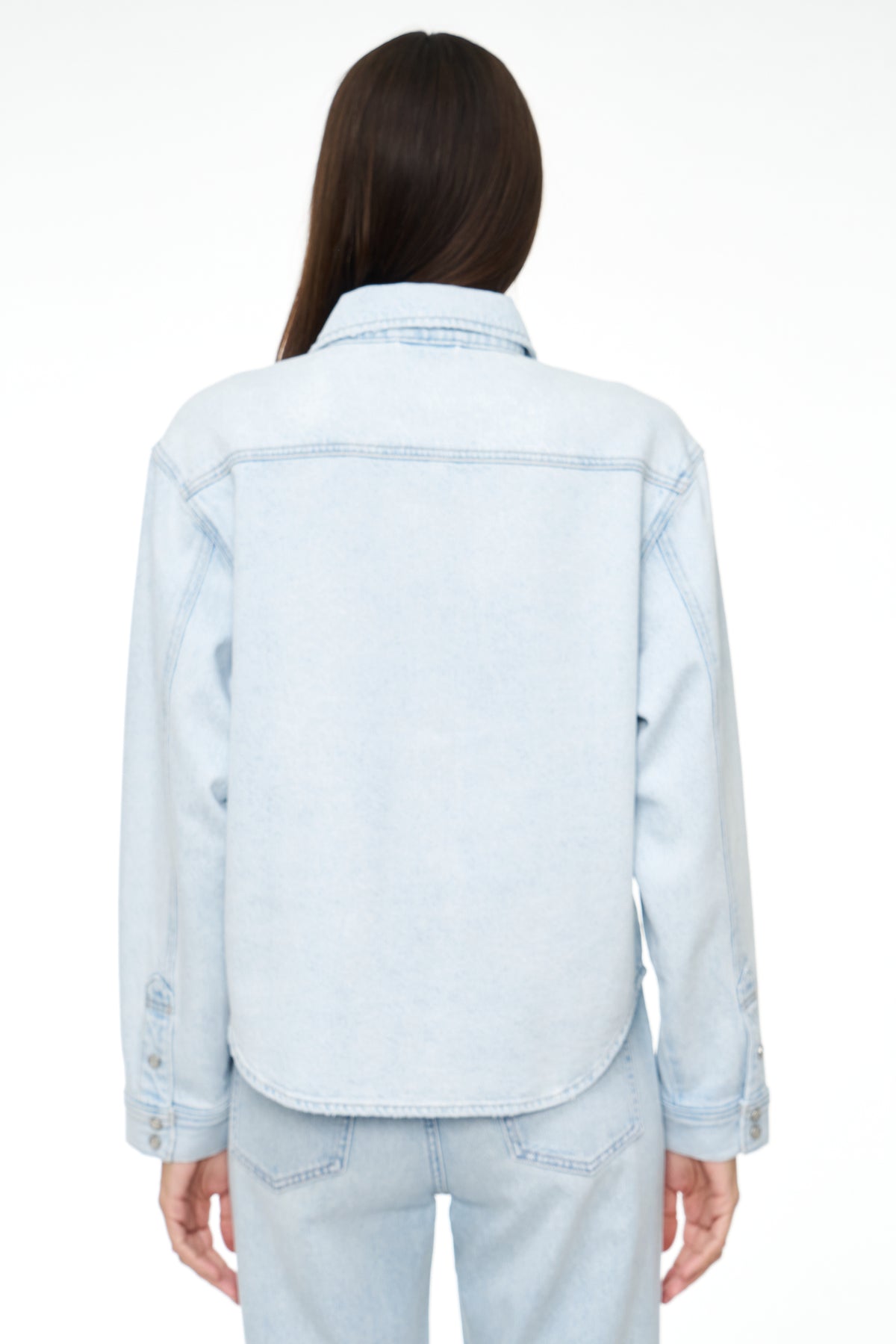 Andrea Swing Shacket - Domino
