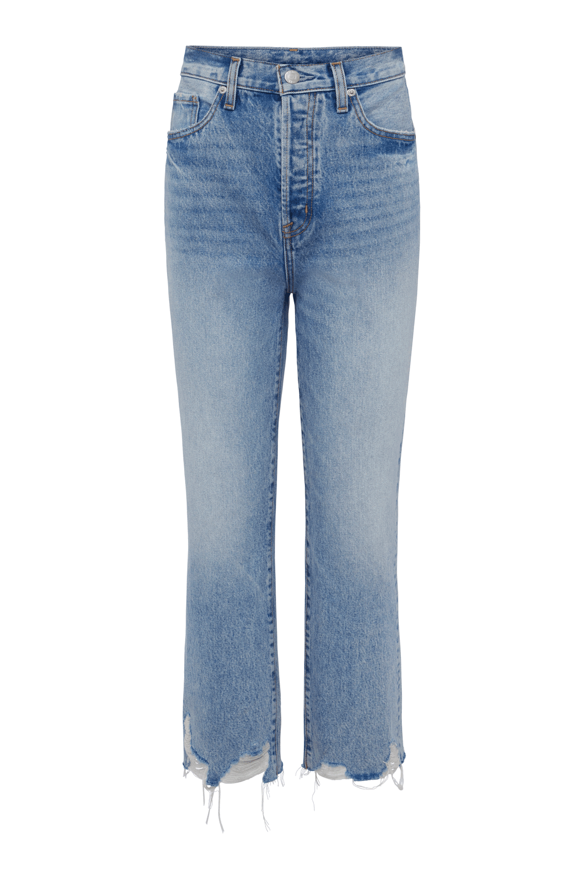 Cassie Super High Rise Straight Crop - Baja