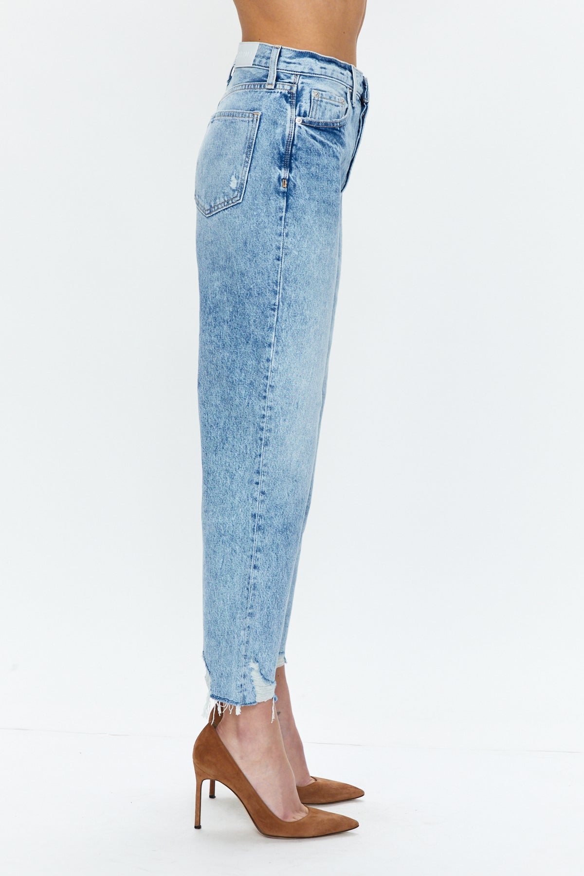 Cassie Super High Rise Straight Crop - Baja