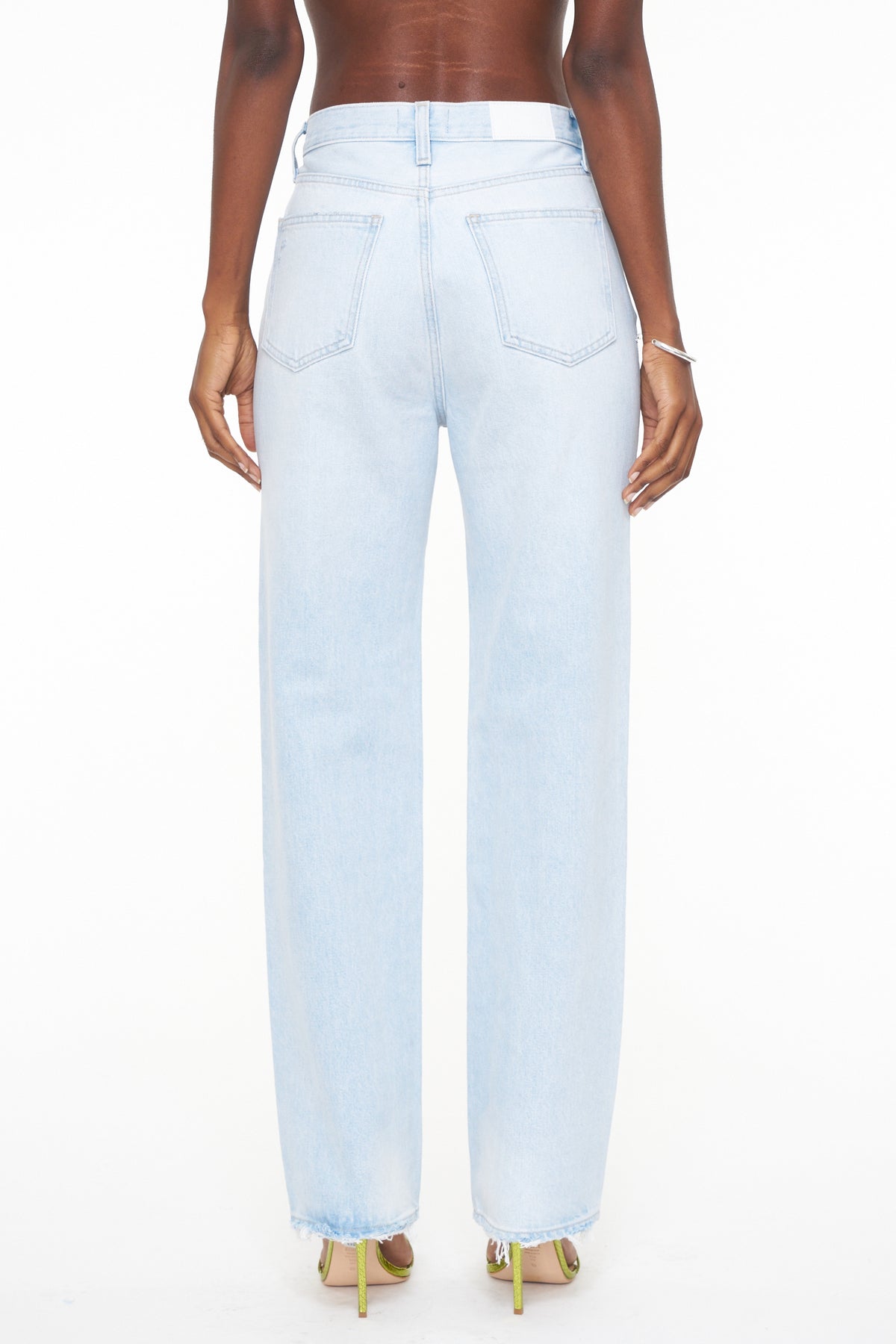 Cassie Super High Rise Straight - Malibu Vintage