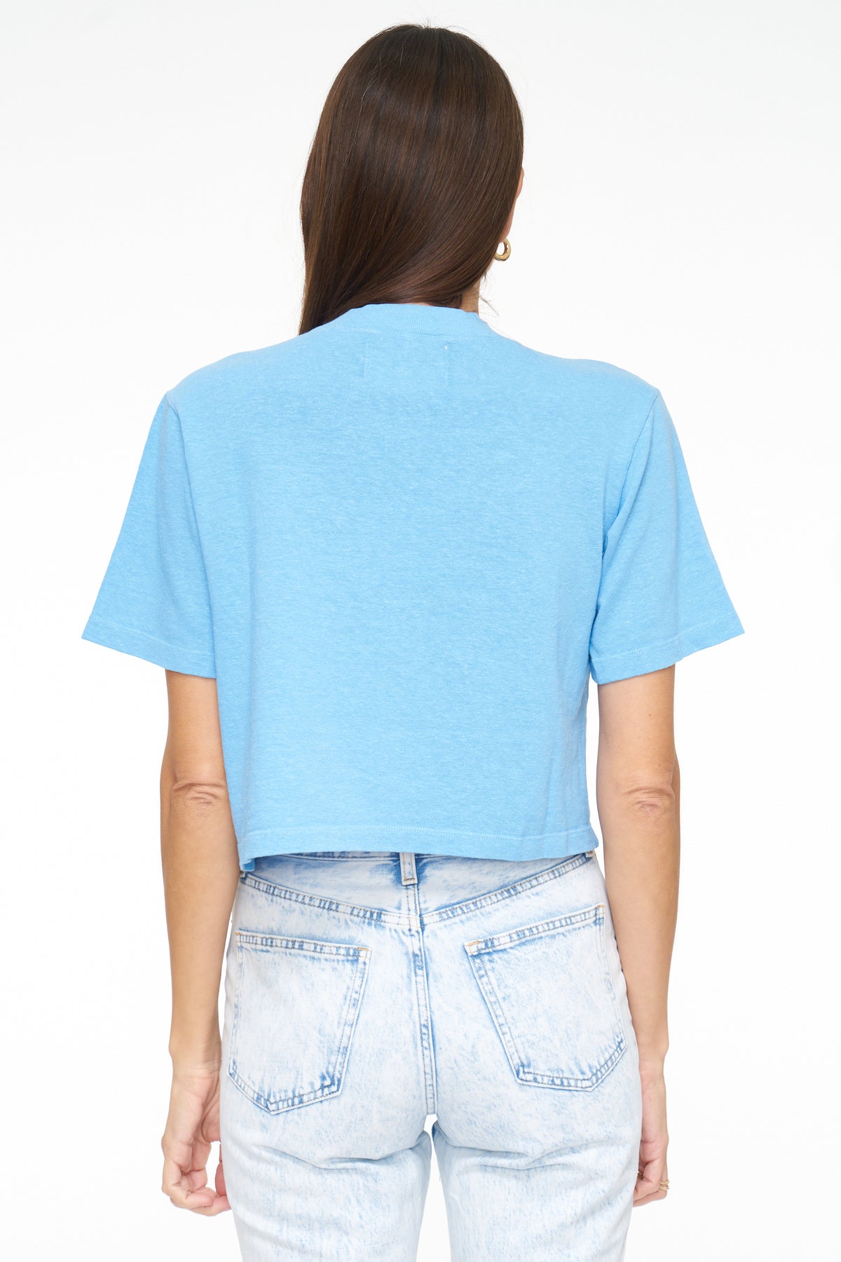 Cody Boxy Tee - Malibu Blue