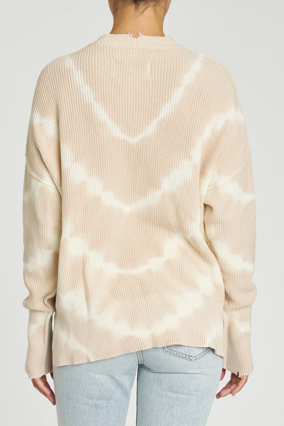 Darya Oversized Crewneck Pullover - Mystic Dove