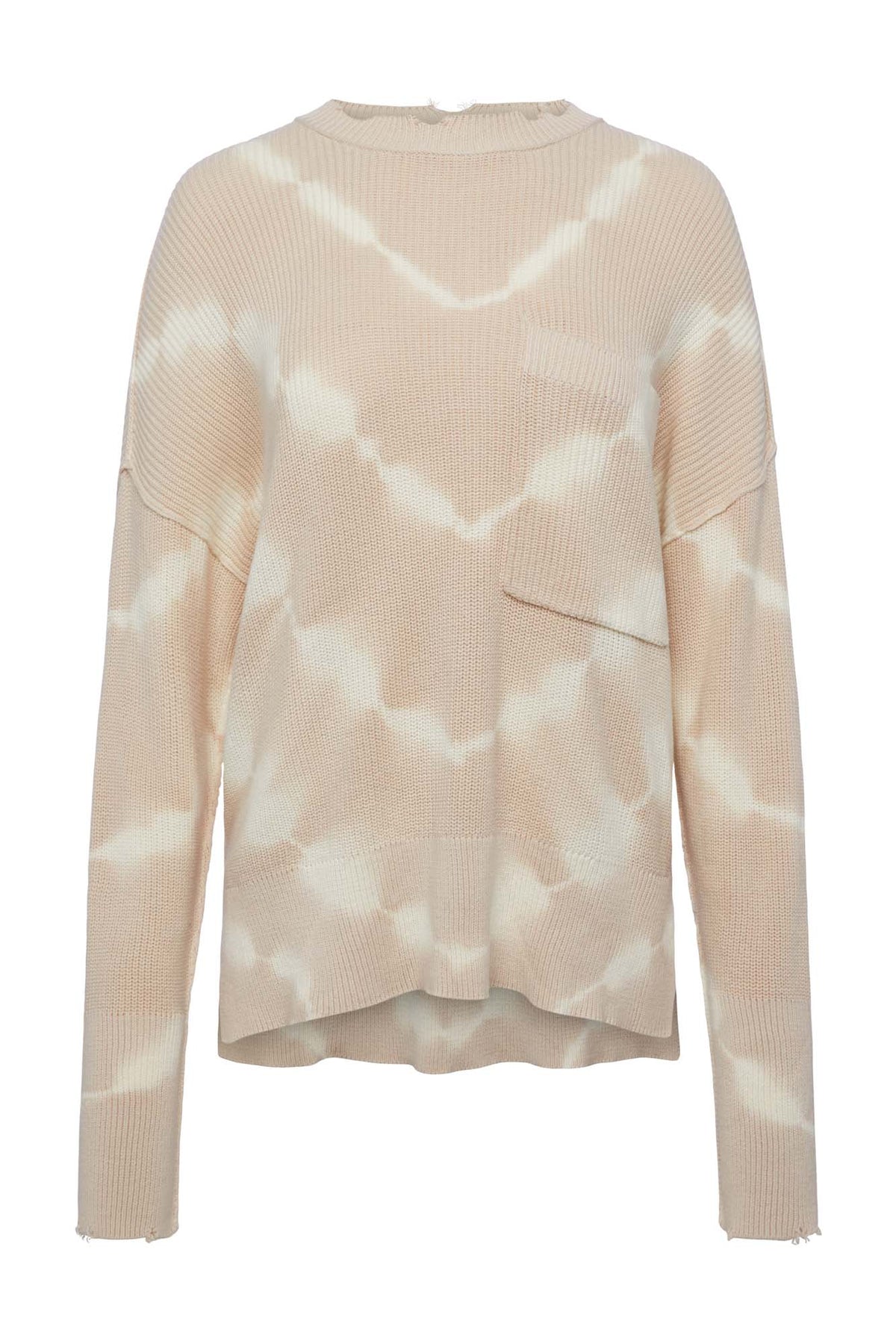 Darya Oversized Crewneck Pullover - Mystic Dove