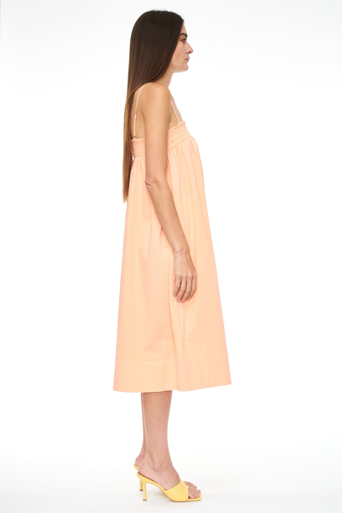 Farrah Ruffle Top Dress - Sherbet