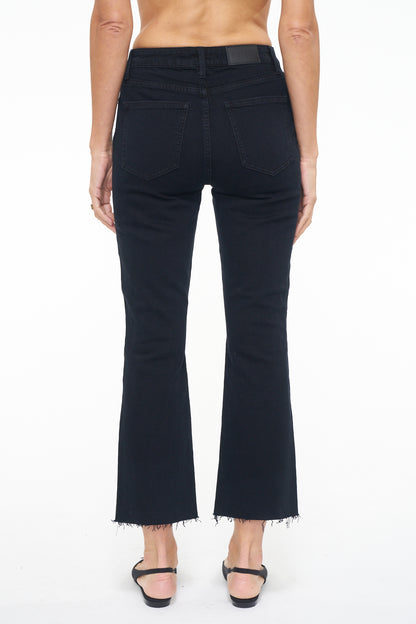Lennon High Rise Crop Boot - Abyss